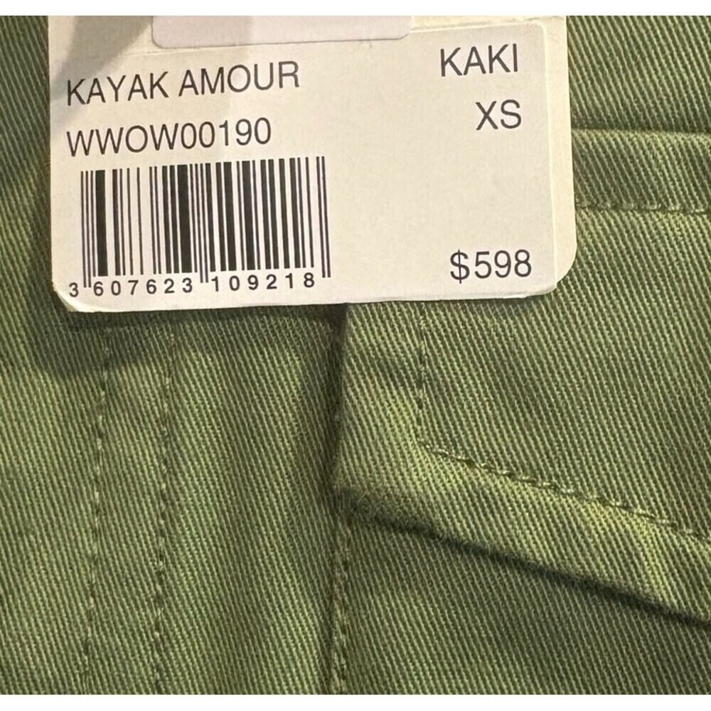 BNWT Zadig & Voltaire Kayak Amour Military Green Utility Jacket - Size XS - Picture 6 of 10
